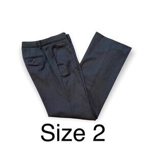 Talbots Windsor Italian Flannel Pants 2 Gray